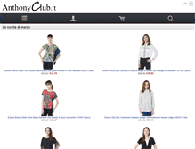 Tablet Screenshot of anthonyclub.it